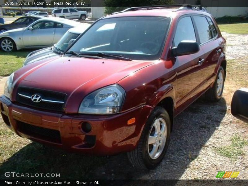 Mesa Red / Gray 2005 Hyundai Tucson GL