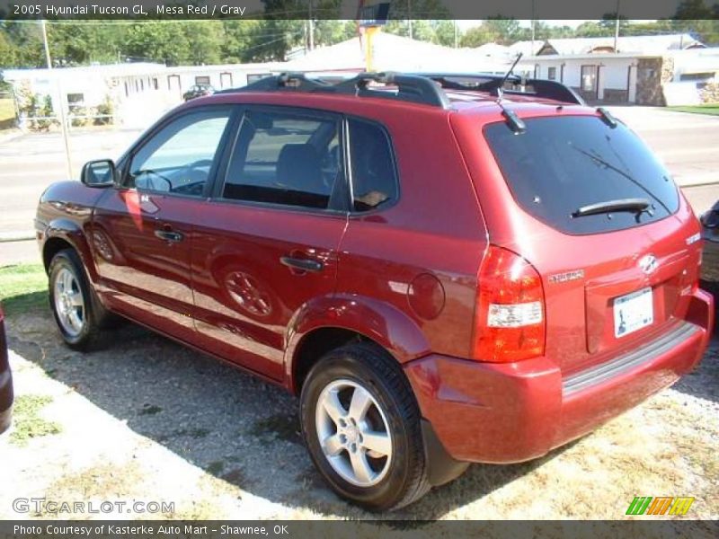 Mesa Red / Gray 2005 Hyundai Tucson GL