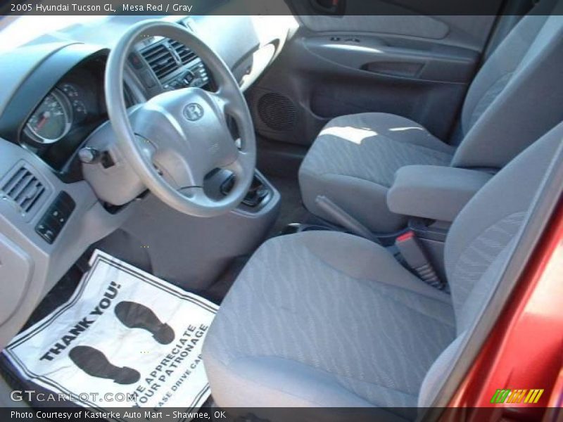 Mesa Red / Gray 2005 Hyundai Tucson GL