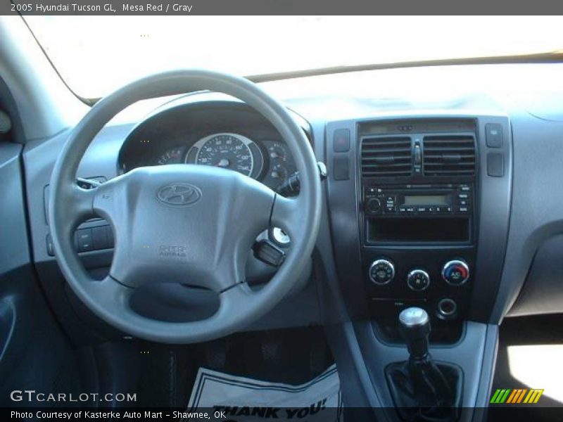 Mesa Red / Gray 2005 Hyundai Tucson GL