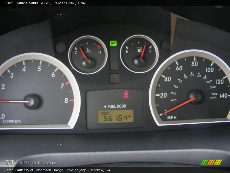 Pewter Gray / Gray 2005 Hyundai Santa Fe GLS