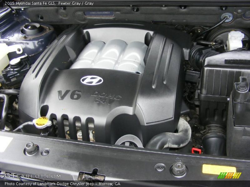 Pewter Gray / Gray 2005 Hyundai Santa Fe GLS