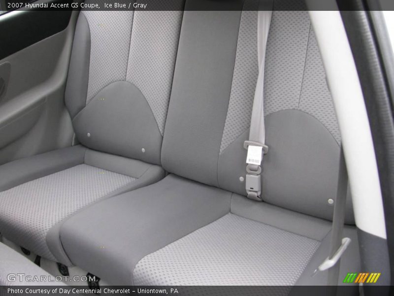 Ice Blue / Gray 2007 Hyundai Accent GS Coupe