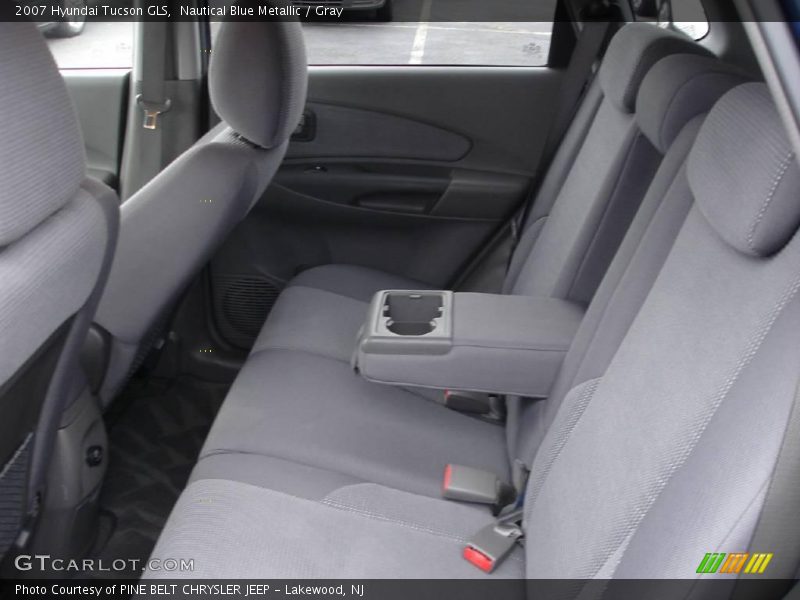 Nautical Blue Metallic / Gray 2007 Hyundai Tucson GLS