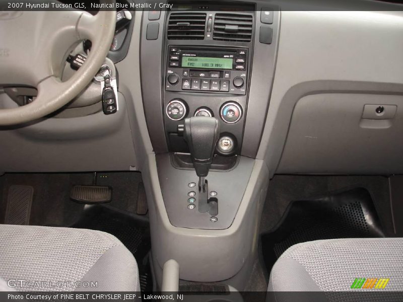 Nautical Blue Metallic / Gray 2007 Hyundai Tucson GLS