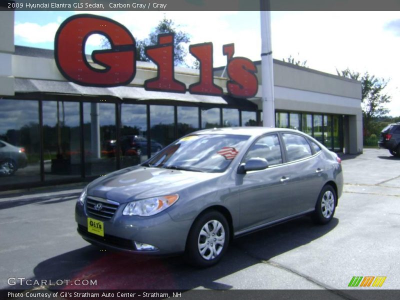 Carbon Gray / Gray 2009 Hyundai Elantra GLS Sedan