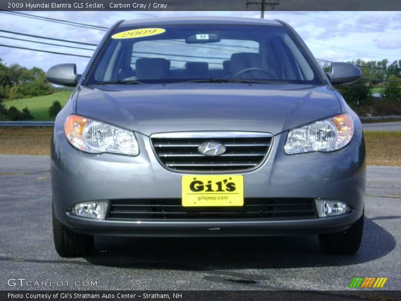 Carbon Gray / Gray 2009 Hyundai Elantra GLS Sedan