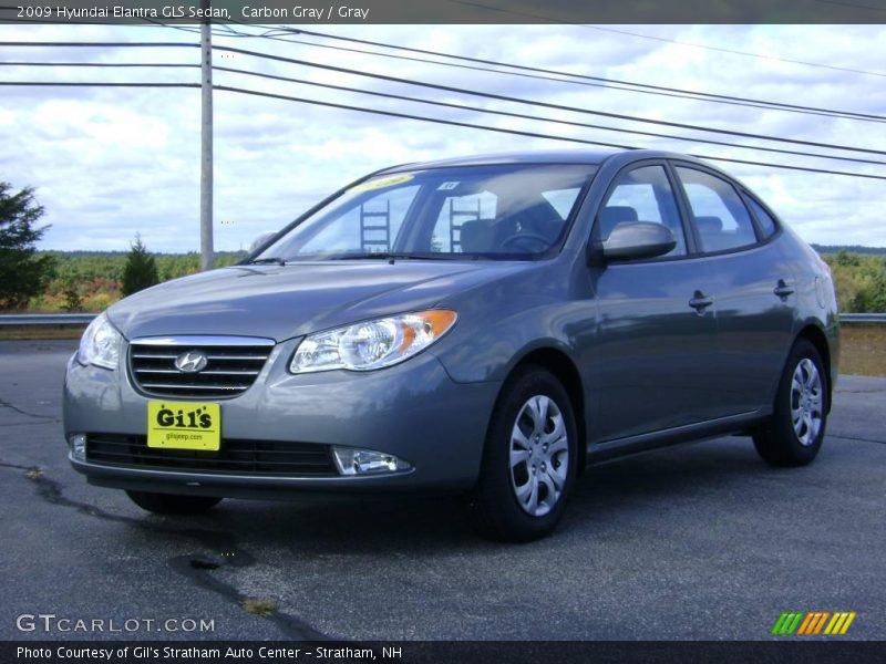 Carbon Gray / Gray 2009 Hyundai Elantra GLS Sedan