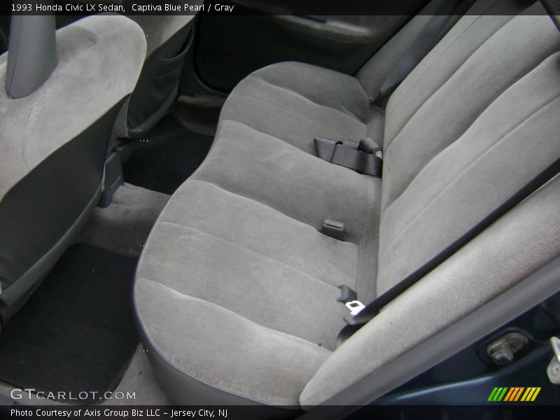 Captiva Blue Pearl / Gray 1993 Honda Civic LX Sedan