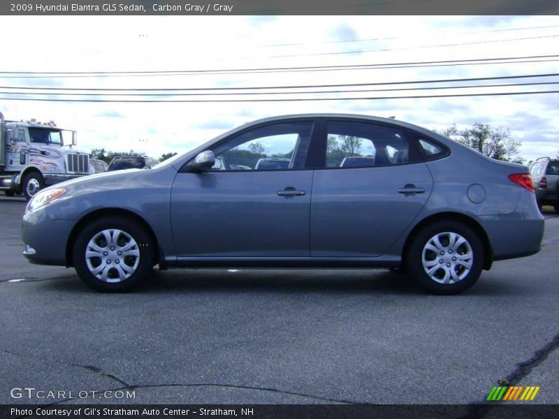 Carbon Gray / Gray 2009 Hyundai Elantra GLS Sedan