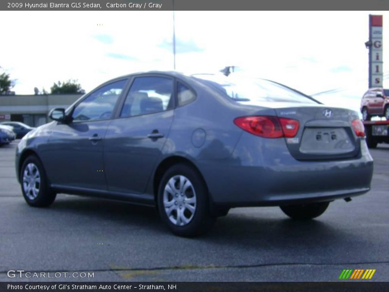 Carbon Gray / Gray 2009 Hyundai Elantra GLS Sedan