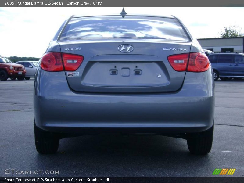 Carbon Gray / Gray 2009 Hyundai Elantra GLS Sedan