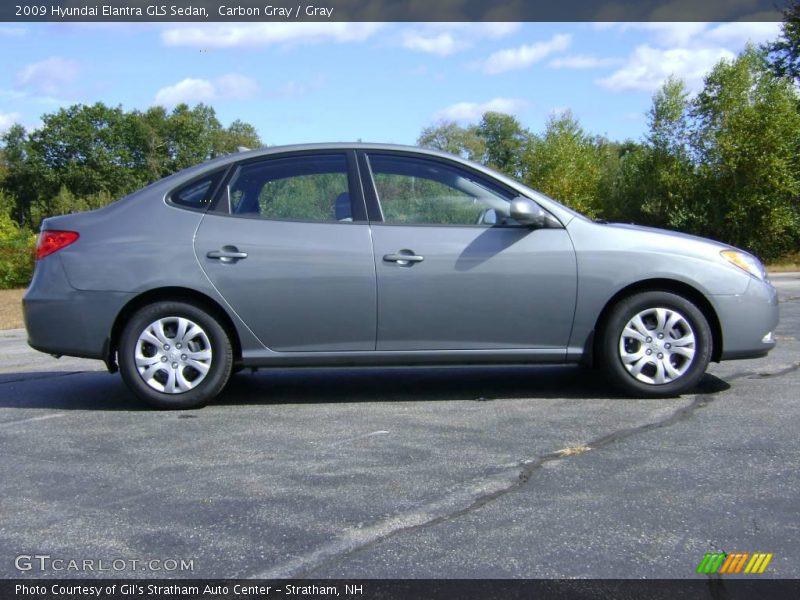 Carbon Gray / Gray 2009 Hyundai Elantra GLS Sedan