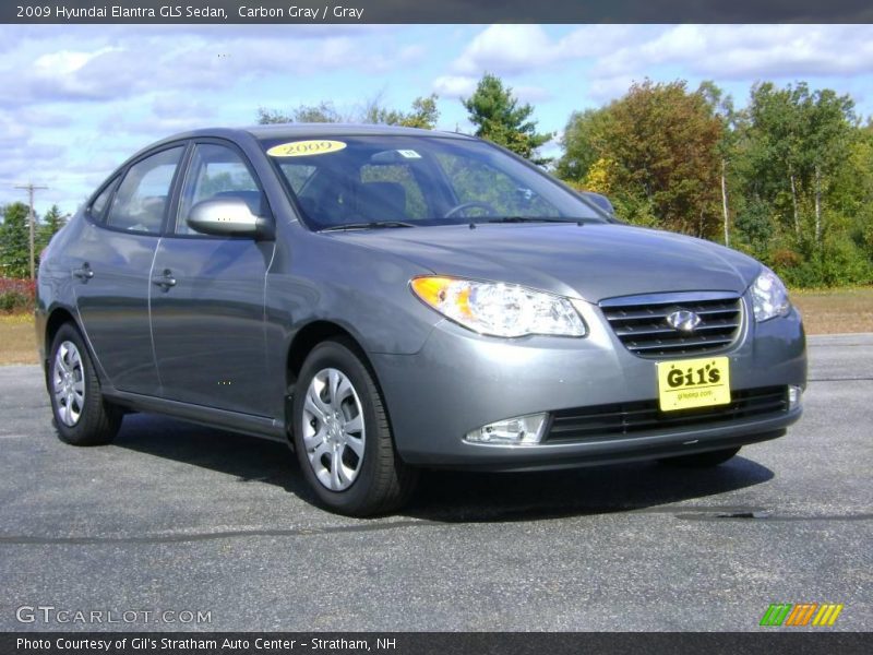 Carbon Gray / Gray 2009 Hyundai Elantra GLS Sedan