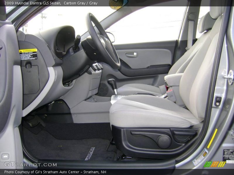 Carbon Gray / Gray 2009 Hyundai Elantra GLS Sedan