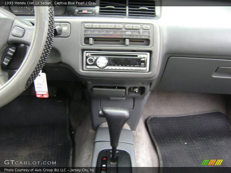Captiva Blue Pearl / Gray 1993 Honda Civic LX Sedan