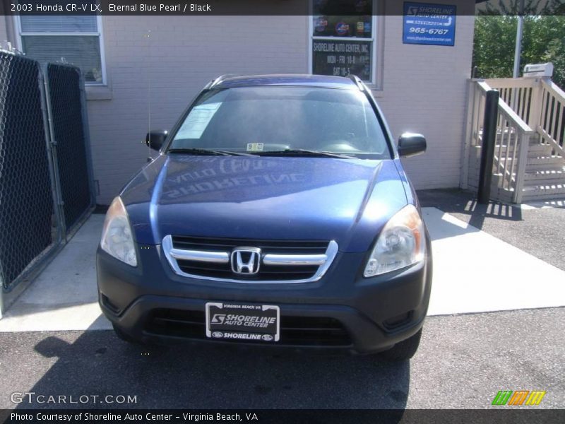 Eternal Blue Pearl / Black 2003 Honda CR-V LX
