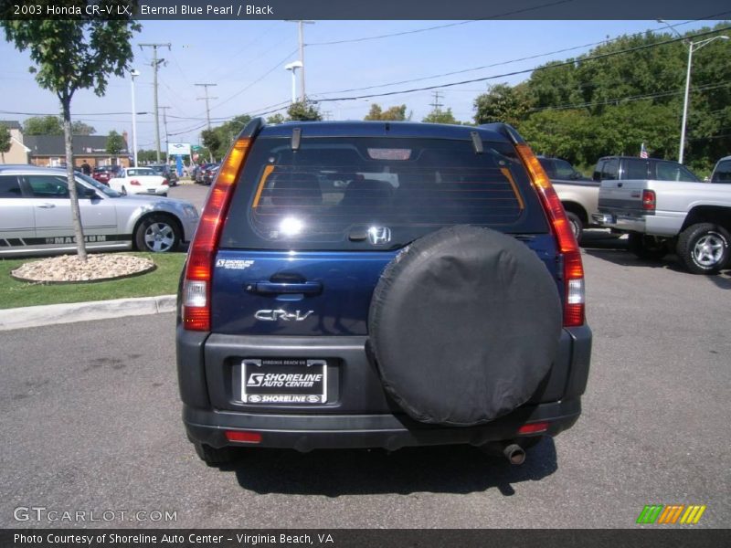 Eternal Blue Pearl / Black 2003 Honda CR-V LX