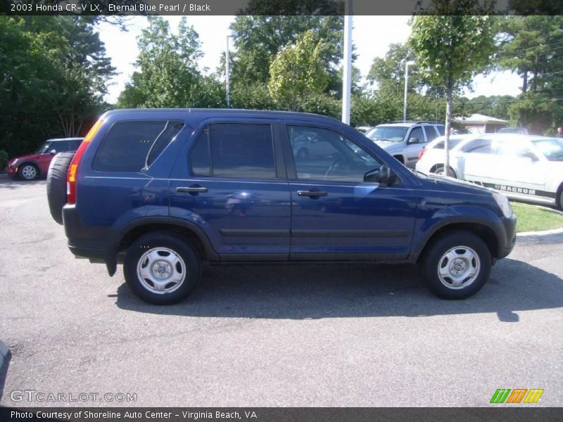Eternal Blue Pearl / Black 2003 Honda CR-V LX