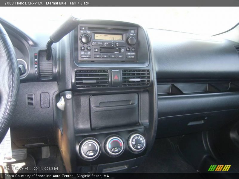 Eternal Blue Pearl / Black 2003 Honda CR-V LX
