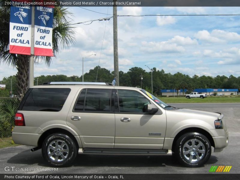 Pueblo Gold Metallic / Charcoal Black/Caramel 2007 Ford Expedition Limited