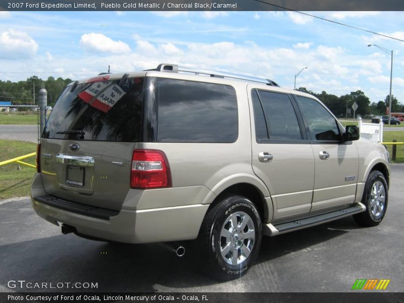 Pueblo Gold Metallic / Charcoal Black/Caramel 2007 Ford Expedition Limited