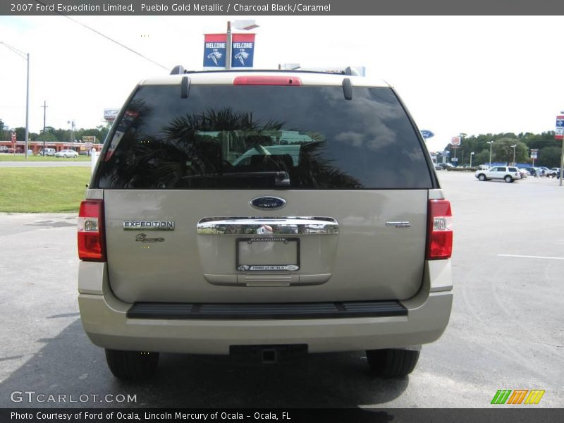 Pueblo Gold Metallic / Charcoal Black/Caramel 2007 Ford Expedition Limited