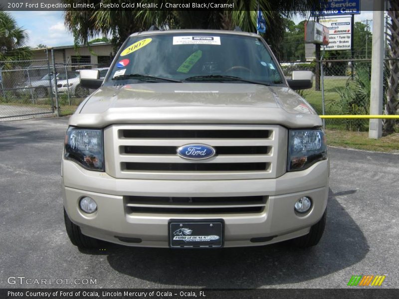 Pueblo Gold Metallic / Charcoal Black/Caramel 2007 Ford Expedition Limited