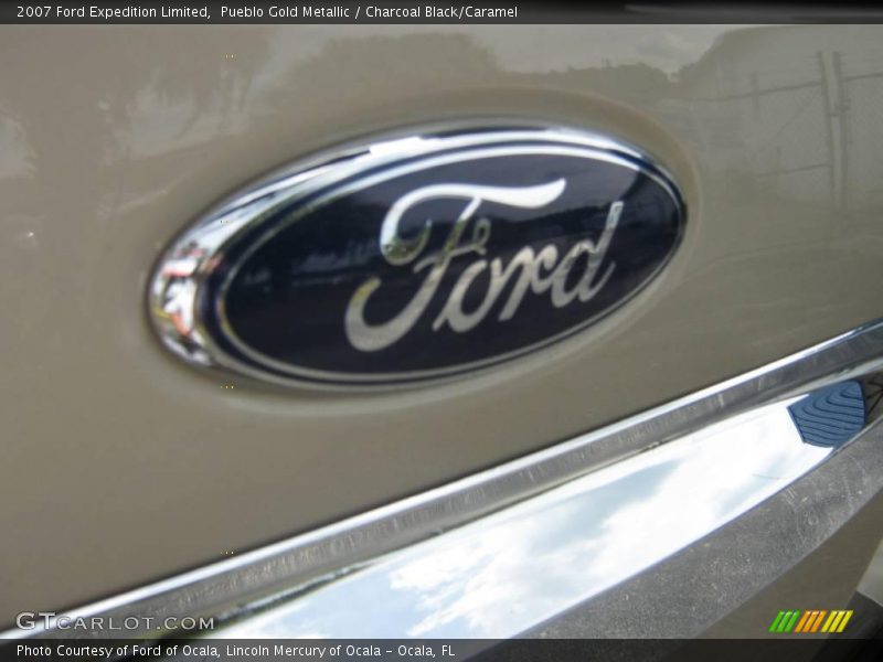 Pueblo Gold Metallic / Charcoal Black/Caramel 2007 Ford Expedition Limited