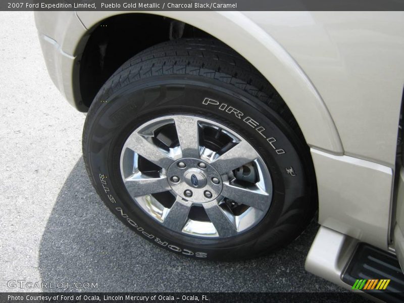 Pueblo Gold Metallic / Charcoal Black/Caramel 2007 Ford Expedition Limited