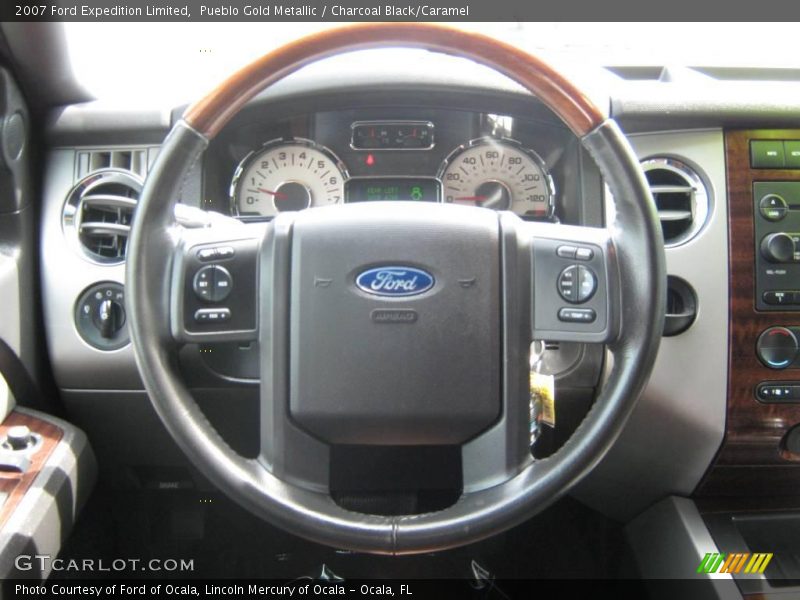 Pueblo Gold Metallic / Charcoal Black/Caramel 2007 Ford Expedition Limited