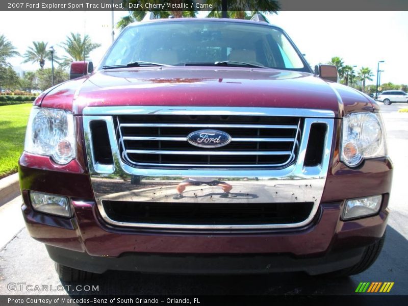 Dark Cherry Metallic / Camel 2007 Ford Explorer Sport Trac Limited