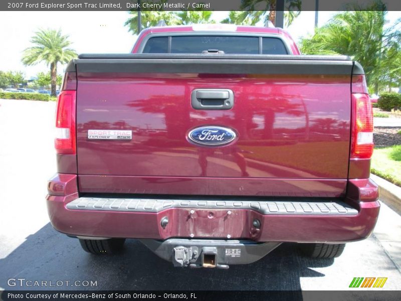 Dark Cherry Metallic / Camel 2007 Ford Explorer Sport Trac Limited