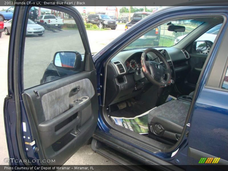 Eternal Blue Pearl / Black 2003 Honda CR-V LX