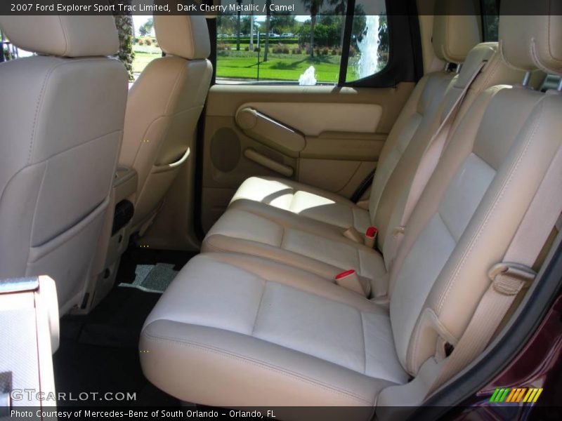 Dark Cherry Metallic / Camel 2007 Ford Explorer Sport Trac Limited