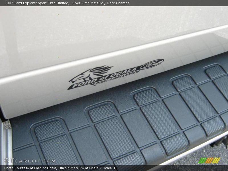 Silver Birch Metallic / Dark Charcoal 2007 Ford Explorer Sport Trac Limited