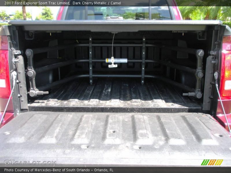 Dark Cherry Metallic / Camel 2007 Ford Explorer Sport Trac Limited