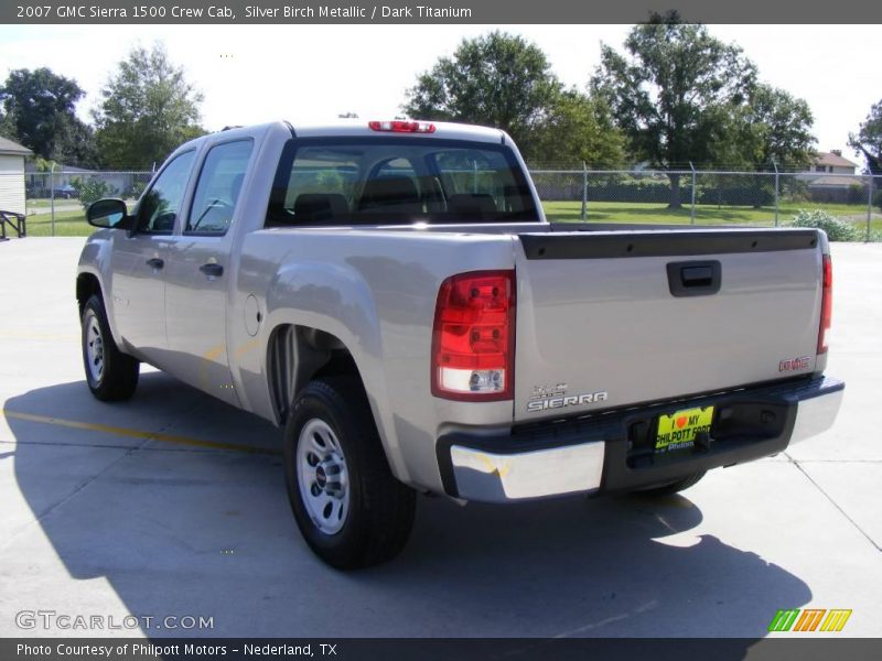 Silver Birch Metallic / Dark Titanium 2007 GMC Sierra 1500 Crew Cab