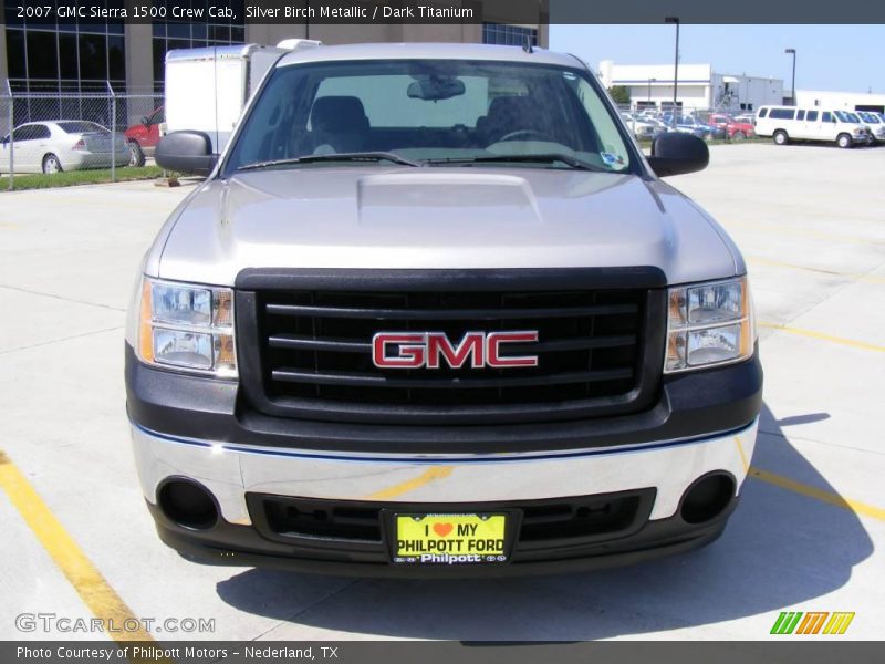 Silver Birch Metallic / Dark Titanium 2007 GMC Sierra 1500 Crew Cab