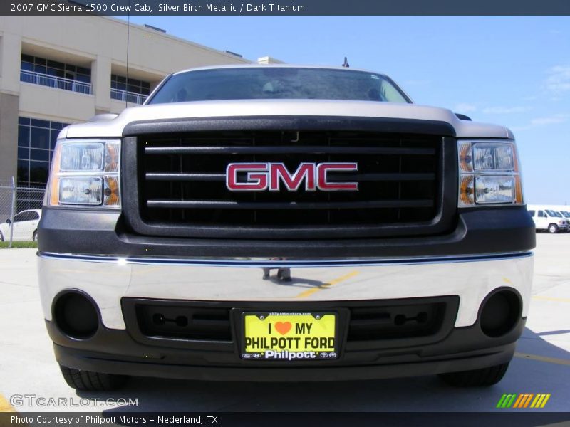 Silver Birch Metallic / Dark Titanium 2007 GMC Sierra 1500 Crew Cab