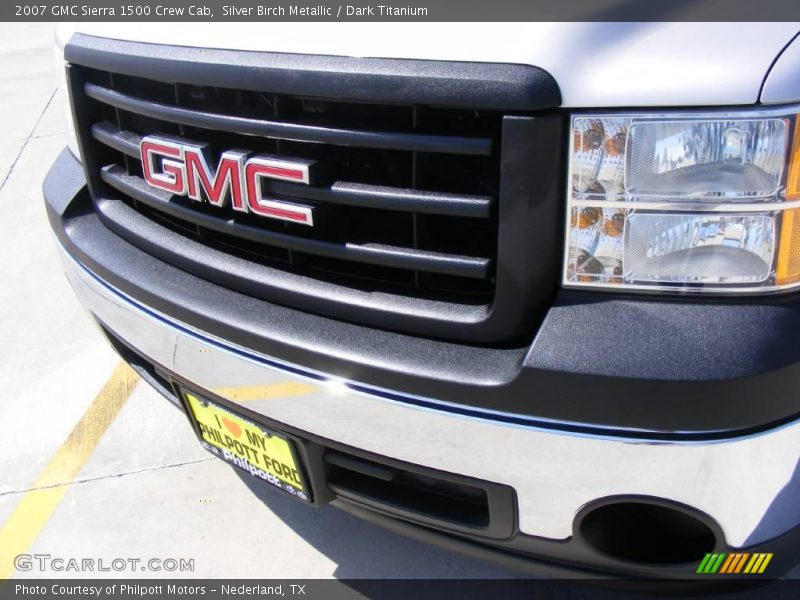 Silver Birch Metallic / Dark Titanium 2007 GMC Sierra 1500 Crew Cab