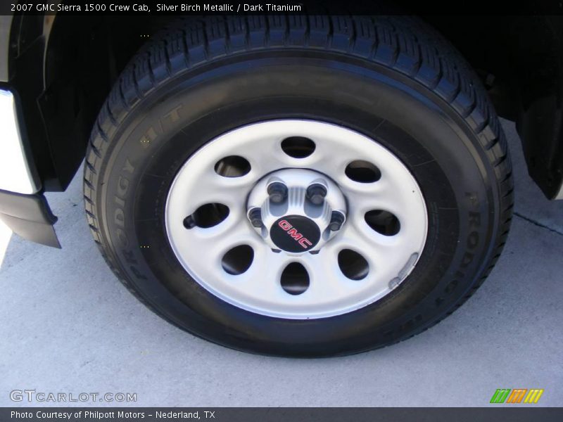 Silver Birch Metallic / Dark Titanium 2007 GMC Sierra 1500 Crew Cab