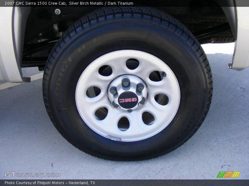 Silver Birch Metallic / Dark Titanium 2007 GMC Sierra 1500 Crew Cab