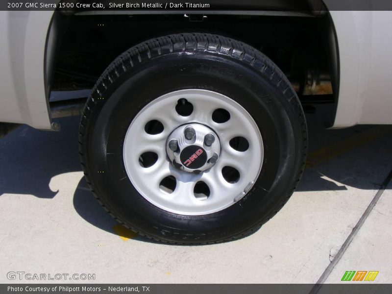 Silver Birch Metallic / Dark Titanium 2007 GMC Sierra 1500 Crew Cab