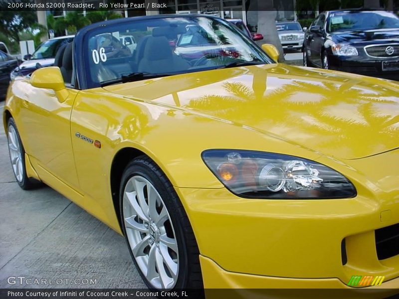 Rio Yellow Pearl / Black 2006 Honda S2000 Roadster