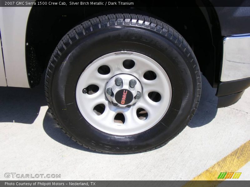 Silver Birch Metallic / Dark Titanium 2007 GMC Sierra 1500 Crew Cab