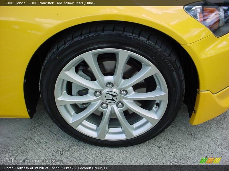 Rio Yellow Pearl / Black 2006 Honda S2000 Roadster
