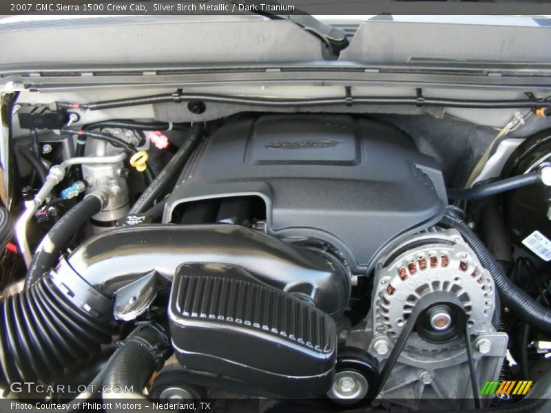 Silver Birch Metallic / Dark Titanium 2007 GMC Sierra 1500 Crew Cab
