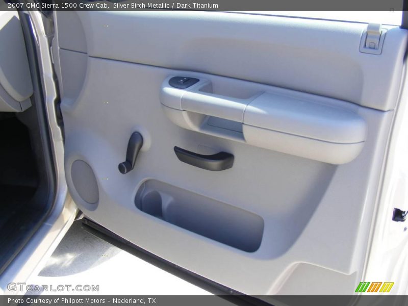 Silver Birch Metallic / Dark Titanium 2007 GMC Sierra 1500 Crew Cab
