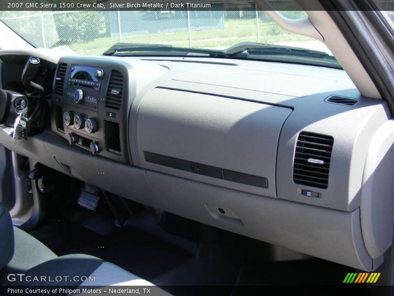 Silver Birch Metallic / Dark Titanium 2007 GMC Sierra 1500 Crew Cab